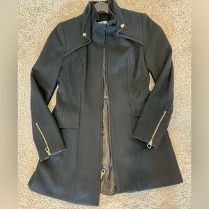 Laundry by Design:  Black wool peacoat